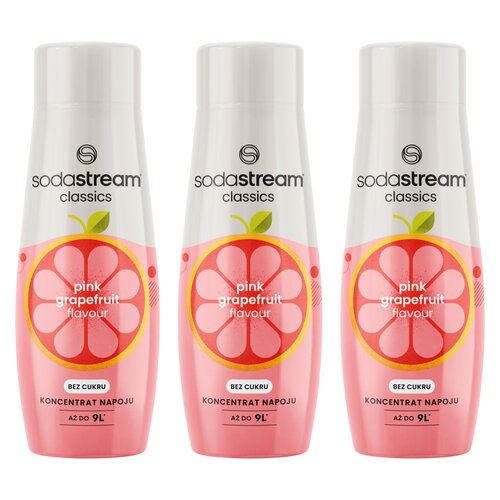 Syrop do saturatorów SODASTREAM Grejpfrut Zero bez cukru 3 x 440 ml