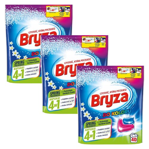 Kapsułki do prania BRYZA 4 w1 Spring Freshness 120 szt.