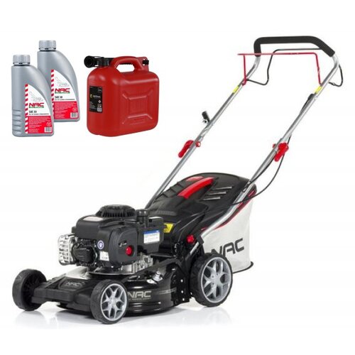 Kosiarka spalinowa NAC LS42-300BS-JR Briggs&Stratton 300 Series z napędem + Kanister KRYSIAK OL KAN10 10 L + Olej do kosiarki NAC SAE 30 2 x 0.6L