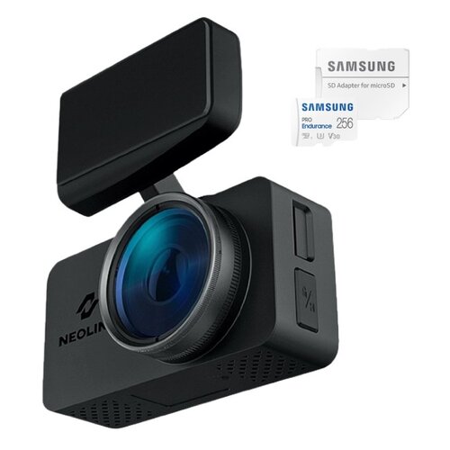 Wideorejestrator NEOLINE G-Tech X77 + Karta pamięci SAMSUNG Pro Endurance microSDXC 256GB + Adapter