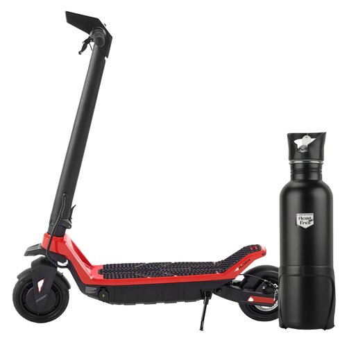 Hulajnoga elektryczna RIDER RS Sport Czarno-czerwony + Bidon termiczny FISCHER z uchwytem 86057 750 ml