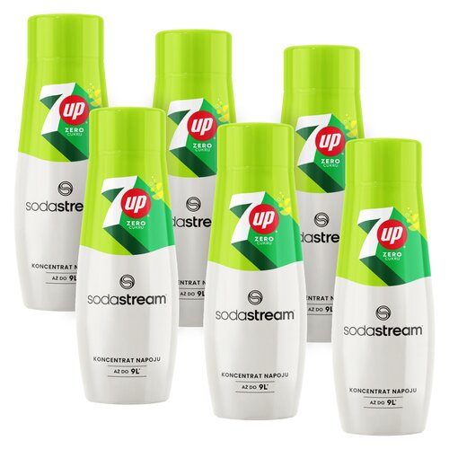 Syrop do saturatorów SODASTREAM 7UP Zero bez cukru 6 x 440 ml