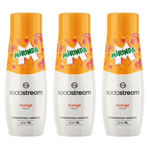 Syrop do saturatorów SODASTREAM Mirinda 3 x 440 ml
