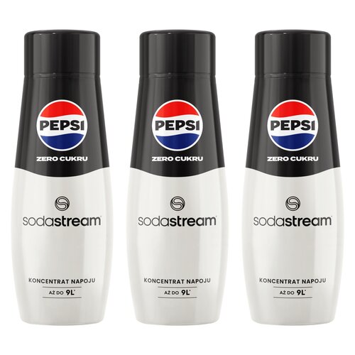 Syrop do saturatorów SODASTREAM Pepsi Max Zero bez cukru 3 x 440 ml