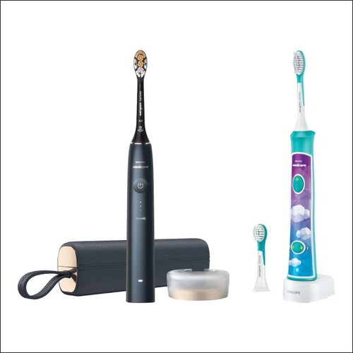 Szczoteczka soniczna PHILIPS Sonicare Prestige 9900 HX9992/12 + Szczoteczka soniczna PHILIPS Sonicare For Kids HX6322/04