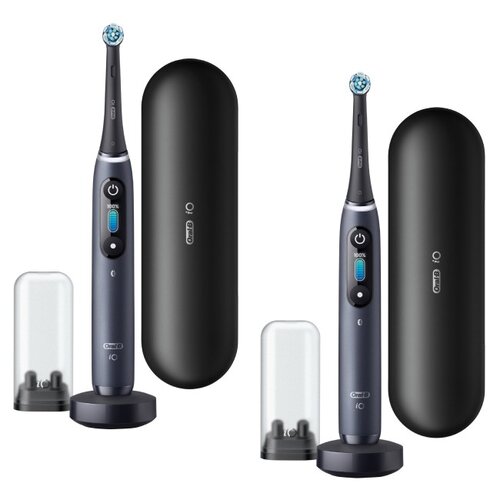 Szczoteczka magnetyczna ORAL-B iO 8 Czarny (2 sztuki)