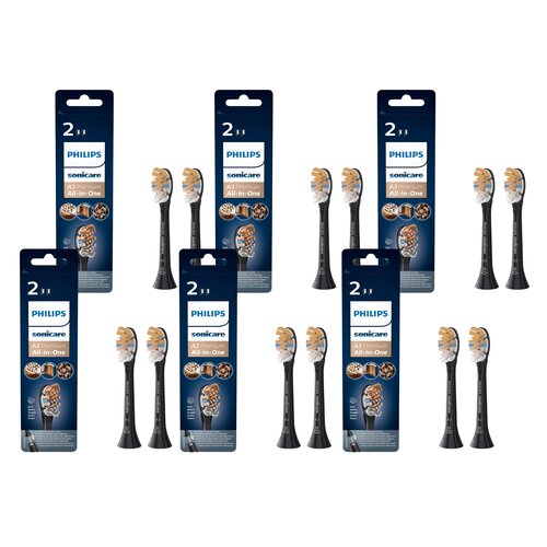 Oryginalne końcówki Philips Sonicare HX 9092/11 Miękkie włókna (12 szt.) (Kompleksowa zaawansowana pielęgnacja)
