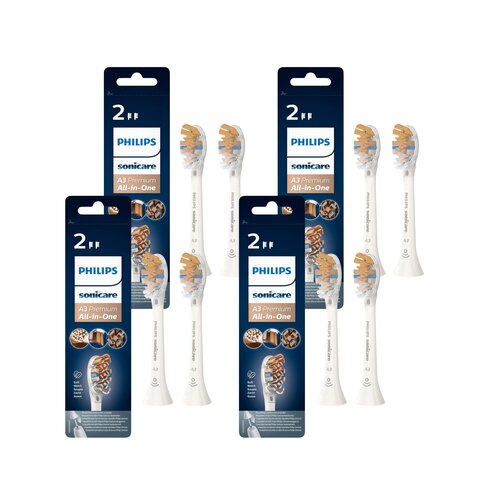 Oryginalne końcówki Philips Sonicare HX9092/10 Miękkie włókna (8 szt.) (Kompleksowa zaawansowana pielęgnacja)