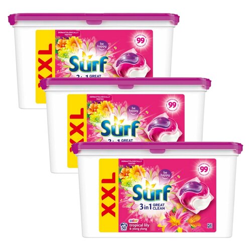 Kapsułki do prania SURF Tropical Lily - 150 szt.