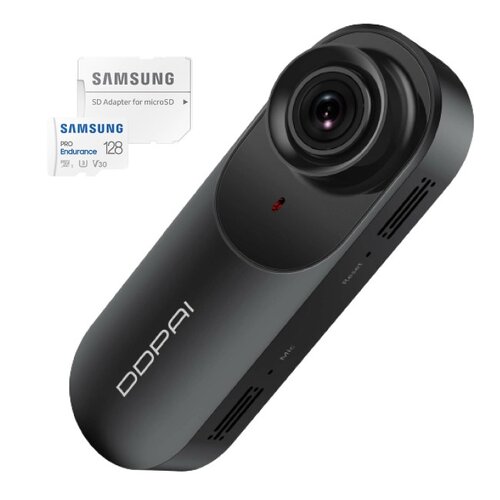 Wideorejestrator DDPAI Mola N3 + Karta pamięci SAMSUNG Pro Endurance microSDXC 128GB + Adapter