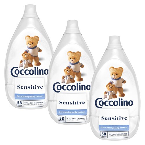 Płyn do płukania COCCOLINO Ultimate Care Sensitive Pure Protect 3 x 870 ml