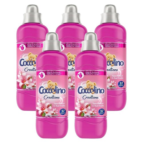 Płyn do płukania COCCOLINO Creations Tiare Flower & Red Fruits 5 x 925 ml