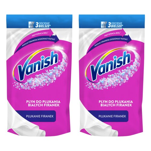 Płyn do płukania firanek VANISH 2 x 125 ml