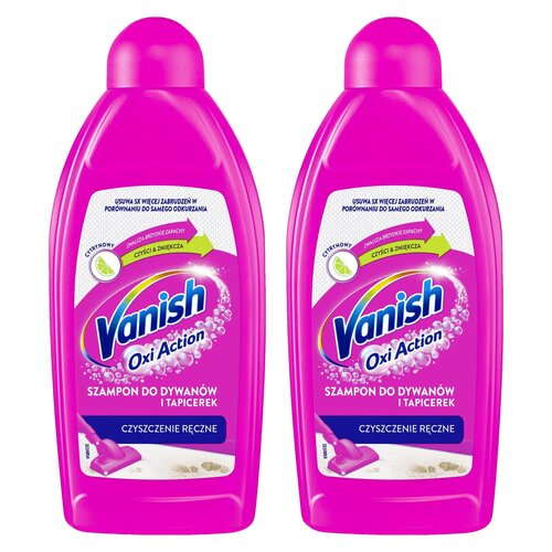 Płyn do prania dywanów VANISH Oxi Action Cytrynowy 2 x 500 ml