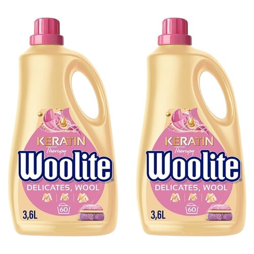 Płyn do prania WOOLITE Keratin Therapy 2 x 3600 ml