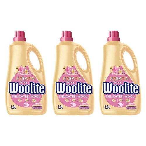 Płyn do prania WOOLITE Keratin Therapy 3 x 3600 ml