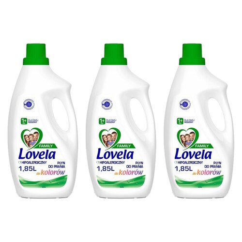 Płyn do prania LOVELA Family Kolor 3 x  1850 ml