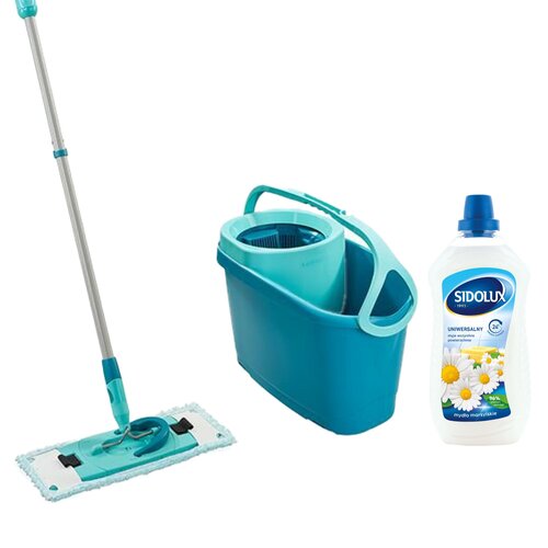 Zestaw z mopem LEIFHEIT Clean Twist M Ergo + Płyn do mycia podłóg SIDOLUX Mydło Marsylskie 1000 ml