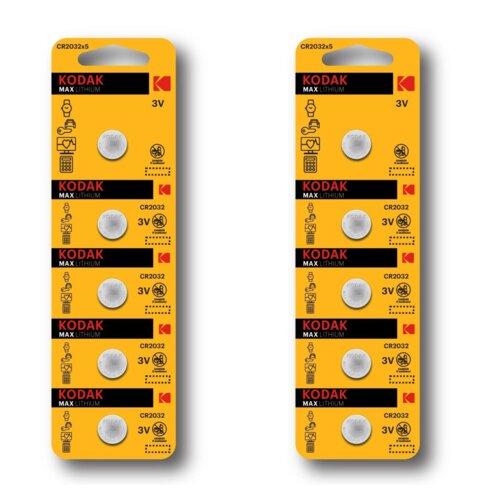 Baterie CR2032 KODAK Max Lithium (10 szt.)