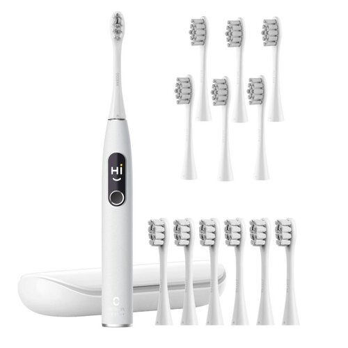 Szczoteczka soniczna OCLEAN X Pro Elite Premium + Końcówka szczoteczki OCLEAN Standard P2S6 W06 (6 szt.)