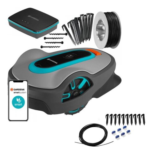 Robot koszący GARDENA Sileno Life 1250 + Zestaw naprawczy GARDENA 4059-60