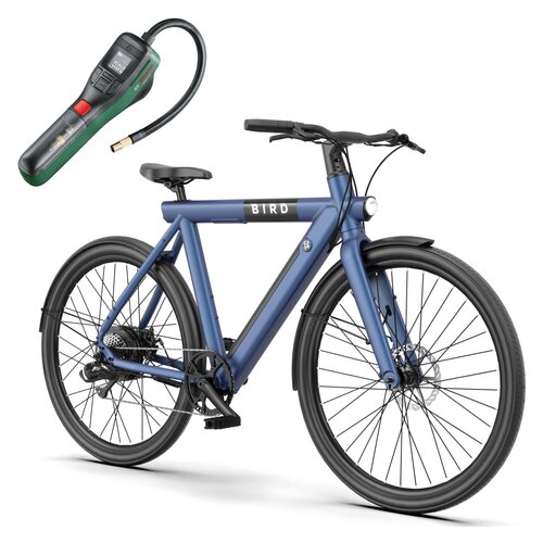 Rower elektryczny BIRD Urban 1.0 M22 28 cali Niebieski + Pompka rowerowa BOSCH EasyPump 0603947000