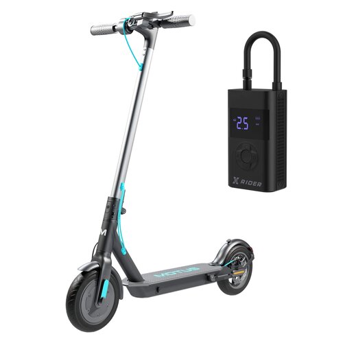 Hulajnoga elektryczna MOTUS Scooty 10 Lite 30km 350W 10" Turkusowy + Pompka rowerowa XRIDER z funkcją powerbank XR00AP01