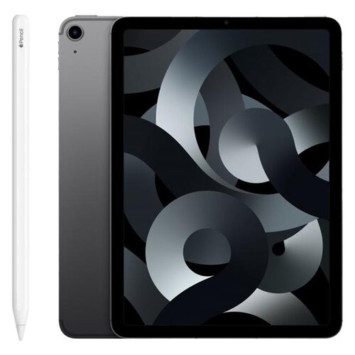 Tablet APPLE iPad Air 10.9" 5 gen. 256 GB 5G Wi-Fi Gwiezdna szarość + Rysik APPLE (2. gen) MU8F2ZM/A