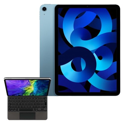 Tablet APPLE iPad Air 10.9" 5 gen. 256 GB Wi-Fi Niebieski + Etui na iPad Air / iPad Pro APPLE Magic Keyboard Grafitowy Klawiatura
