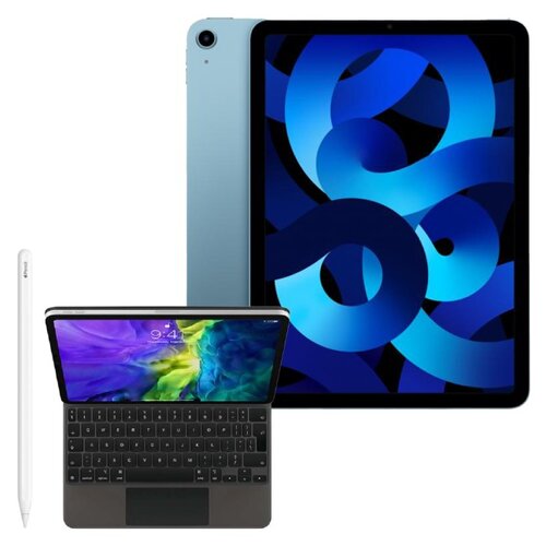 Tablet APPLE iPad Air 10.9 5 gen. 256 GB Wi-Fi Niebieski + Etui na iPad Air  / iPad Pro APPLE Magic Keyboard + Rysik APPLE (2. gen) MU8F2ZM/A