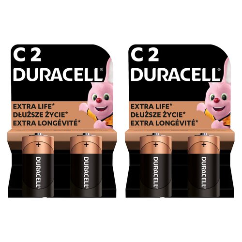 Baterie C LR14 DURACELL Extra Life (4 szt.)