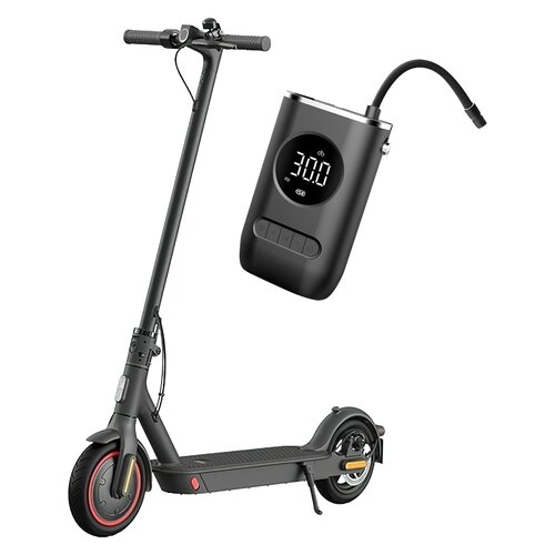Hulajnoga elektryczna XIAOMI Mi Pro 2 NE 45km 300W 8.5" Czarny + Pompka rowerowa BECOOL BC-PP2508