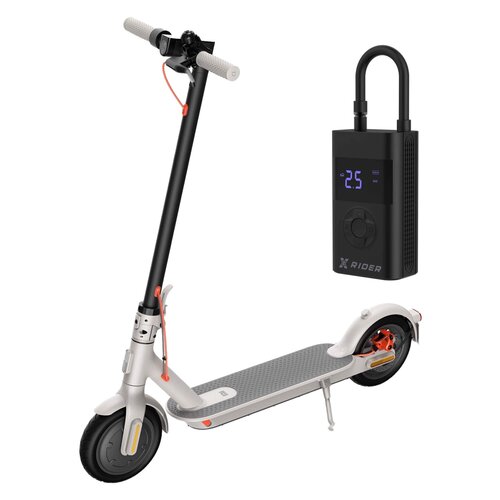 Hulajnoga elektryczna XIAOMI Mi 3 NE 30km 300W 8.5" Szary + Pompka rowerowa XRIDER z funkcją powerbank XR00AP01