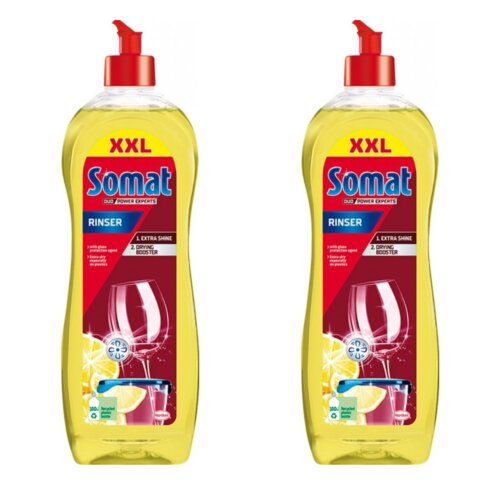 Nabłyszczacz do zmywarek SOMAT Lemon & Lime 2 x 750 ml