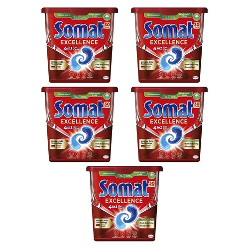 Kapsułki do zmywarek SOMAT Excellence 4 in 1 - 150 szt.