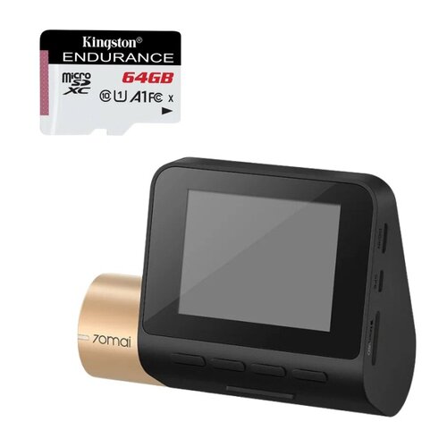 Wideorejestrator 70MAI Dash Cam Lite 2 D10 + Karta pamięci KINGSTON Endurance microSDXC 64GB