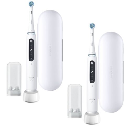 Szczoteczka magnetyczna ORAL-B iO 5 Biały (2 sztuki)