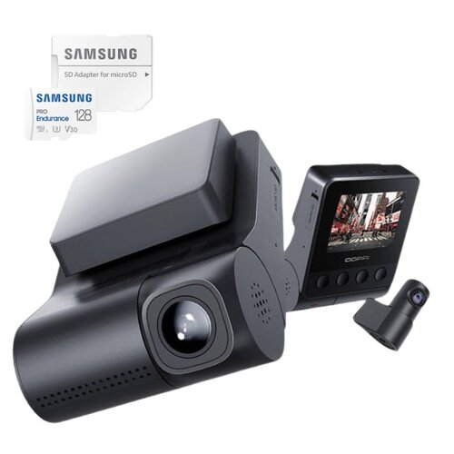 Wideorejestrator DDPAI Z40 Dual + Karta pamięci SAMSUNG Pro Endurance microSDXC 128GB + Adapter