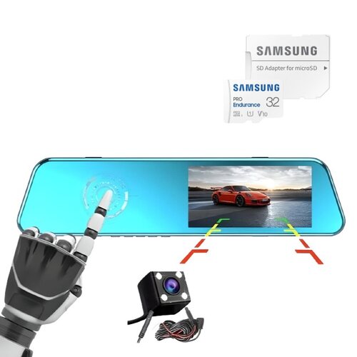 Wideorejestrator MANTA DVR201 + Karta pamięci SAMSUNG Pro Endurance microSDHC 32GB + Adapter
