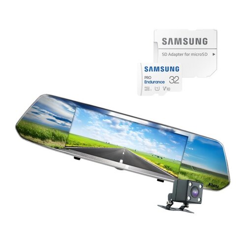 Wideorejestrator XBLITZ Park View 2 + Karta pamięci SAMSUNG Pro Endurance microSDHC 32GB + Adapter