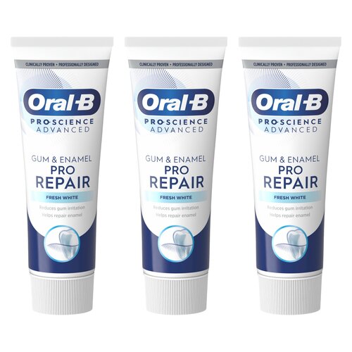 Pasta do zębów ORAL-B Professional Gum & Enamel Pro-Repair Gentle Whitening 3 x 75 ml