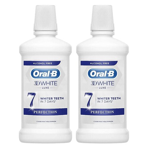 Płyn do płukania jamy ustnej ORAL-B 3D White Luxe Perfection 2 x 500 ml