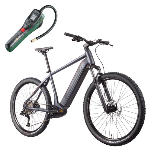 Rower elektryczny WHISTLE B-Race A7.2 U20 29 cali Czarno-szary + Pompka rowerowa BOSCH EasyPump 0603947000
