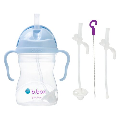 Butelka B.BOX BB00519 Błękitny + Słomka B.BOX BB00525 (2 sztuki)