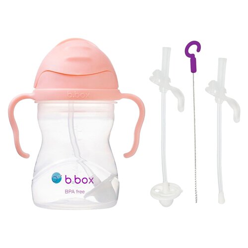 Butelka B.BOX BB00521 Brzoskwiniowy + Słomka B.BOX BB00525 (2 sztuki)