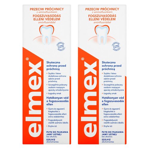 Płyn do płukania jamy ustnej ELMEX Classic 2 x 400 ml