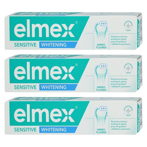 Pasta do zębów ELMEX Sensitive Whitening 3 x 75 ml