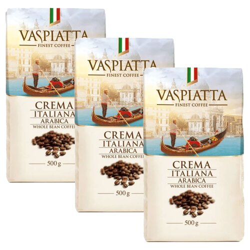 Kawa ziarnista VASPIATTA Crema Italiana 3 x 0.5 kg