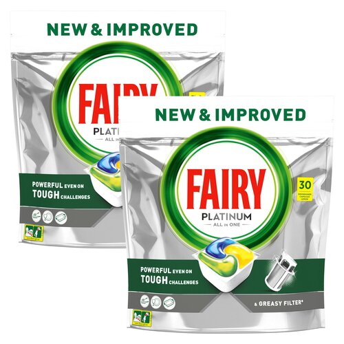 Kapsułki do zmywarek FAIRY Platinum All in One Lemon - 60 szt.