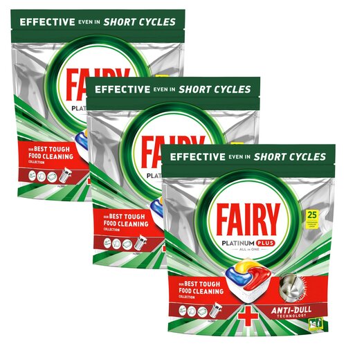 Kapsułki do zmywarek FAIRY Platinum Plus All in One Lemon - 75 szt.